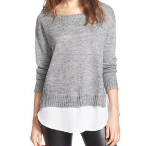 ASTR The Label Boatneck Layered Sweater - Size M